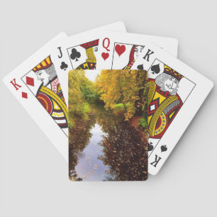 Baraja De Cartas Tarjetas de juego de las vías navegables forestale
