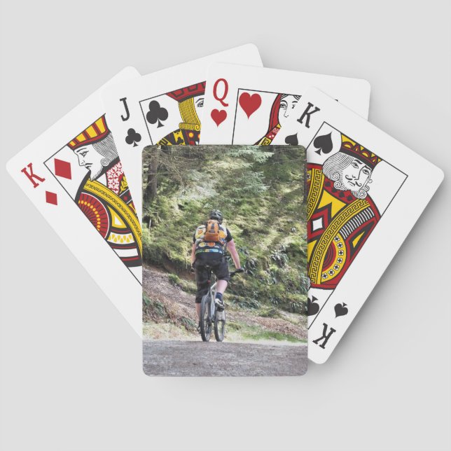 BARAJA DE CARTAS TARJETAS DE JUEGO DE MONTAÑA BIKING (Reverso)