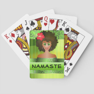 Baraja De Cartas Tarjetas de juego de Namaste