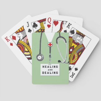 Baraja De Cartas Tarjetas de juego de novedad médica