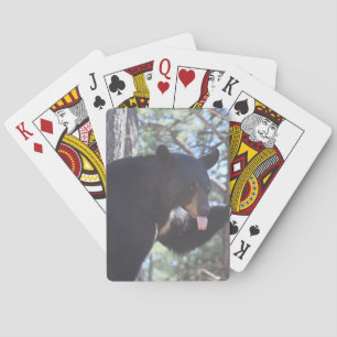 Baraja De Cartas Tarjetas de juego de Oso Negro