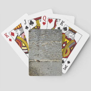 Baraja De Cartas Tarjetas de juego de pared de concreto