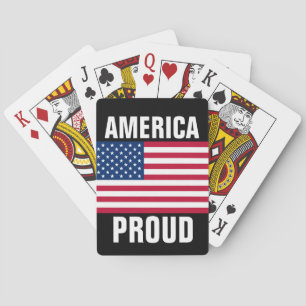 BARAJA DE CARTAS TARJETAS DE JUEGO DE PATRIOTA ORGULLOSO EN ESTADOS