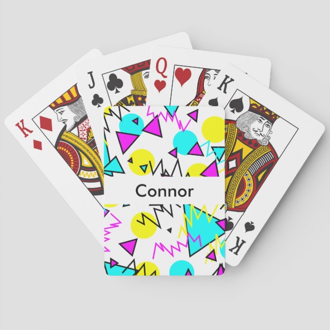 Baraja De Cartas Tarjetas de juego de patrón 90 (Reverso)