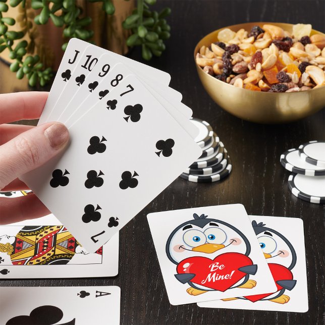 Baraja De Cartas Tarjetas de juego de pingüino adorables (Subido por el creador)