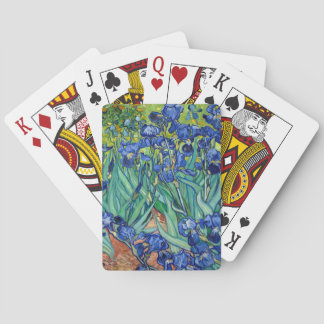Baraja De Cartas Tarjetas de juego de pintura de Irises Vincent van