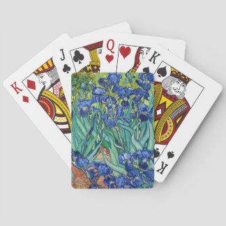 Baraja De Cartas Tarjetas de juego de pintura de Irises Vincent van