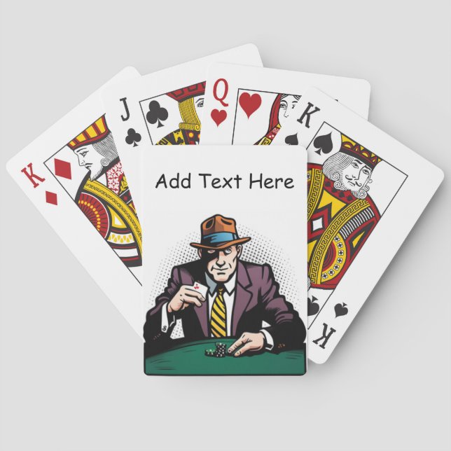 Baraja De Cartas Tarjetas de juego de póquer personalizadas (Reverso)
