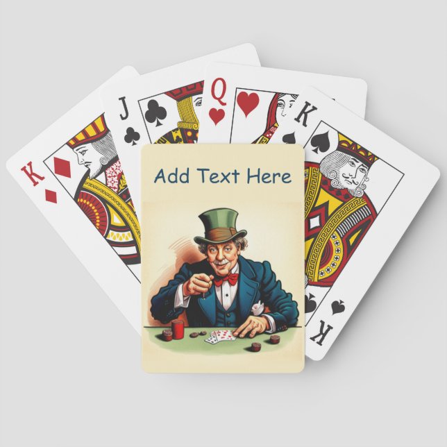 Baraja De Cartas Tarjetas de juego de póquer personalizadas (Reverso)