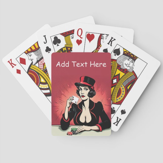 Baraja De Cartas Tarjetas de juego de póquer personalizadas (Reverso)