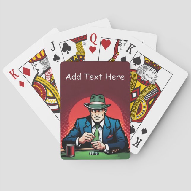 Baraja De Cartas Tarjetas de juego de póquer personalizadas (Reverso)