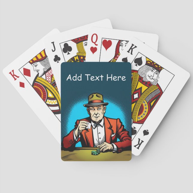 Baraja De Cartas Tarjetas de juego de póquer personalizadas (Reverso)