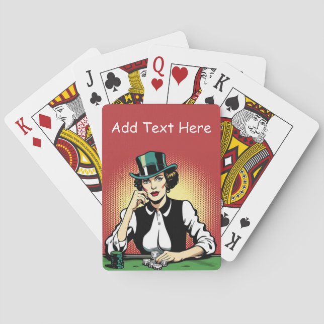 Baraja De Cartas Tarjetas de juego de póquer personalizadas (Reverso)