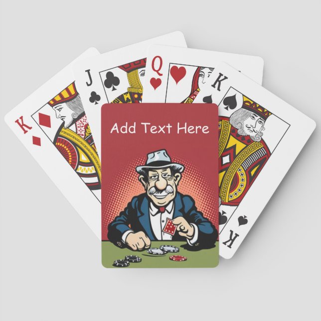 Baraja De Cartas Tarjetas de juego de póquer personalizadas (Reverso)