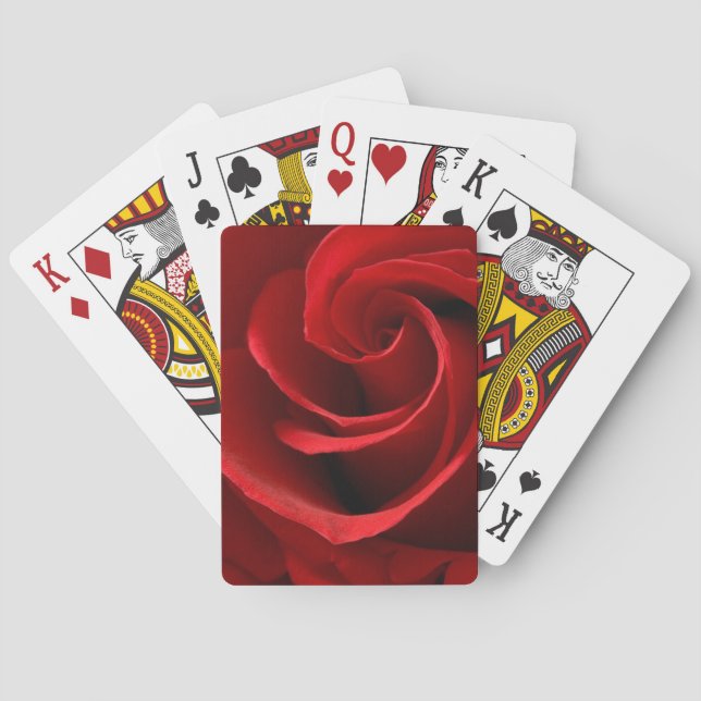 Baraja De Cartas Tarjetas de juego de póquer Red Rose Bicycle®. (Reverso)