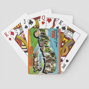 Baraja De Cartas Tarjetas de juego de postales de las montañas Cats