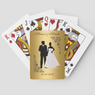 Baraja De Cartas Tarjetas de juego de recuerdo de boda Añade tus no
