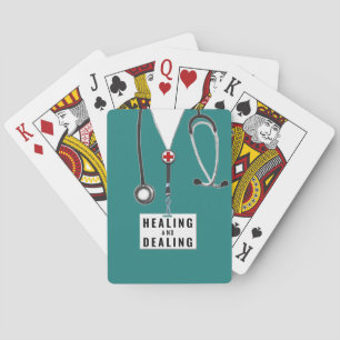 Baraja De Cartas Tarjetas de juego de regalo de Novedad médica