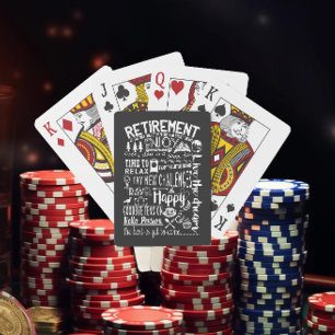 Baraja De Cartas Tarjetas de juego de retiro