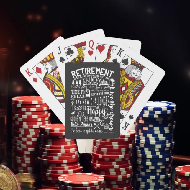 Baraja De Cartas Tarjetas de juego de retiro (Subido por el creador)