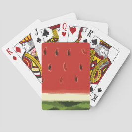 Baraja De Cartas Tarjetas de juego de sandía color rojo brillante