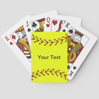 Baraja De Cartas Tarjetas de juego de Softbol Fastpitch