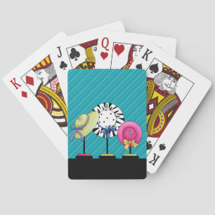 Baraja De Cartas Tarjetas de juego de sombreros para disfrazarse