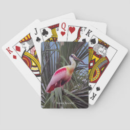 Baraja De Cartas Tarjetas de juego de Spoonbill de Roseate