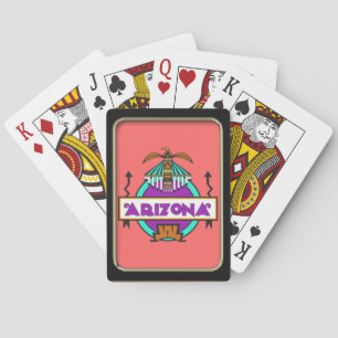 Baraja De Cartas Tarjetas de juego de Thunderbird de Arizona