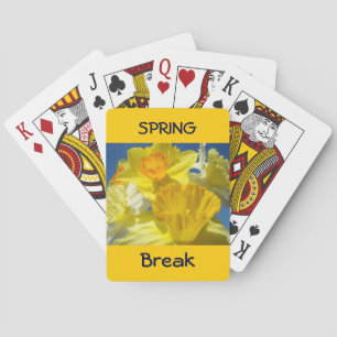 Baraja De Cartas Tarjetas de juego de vacaciones de primavera Narci