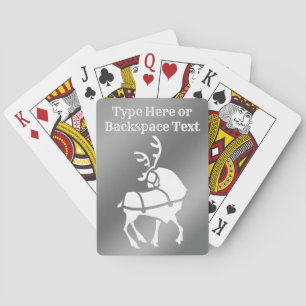 Baraja De Cartas Tarjetas de juego de vacaciones Tarjetas de reno p