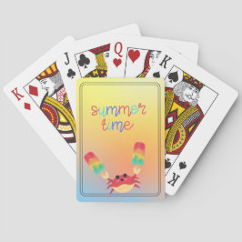 Baraja De Cartas Tarjetas de juego de verano