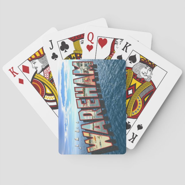 Baraja De Cartas Tarjetas de juego de Wareham (Reverso)