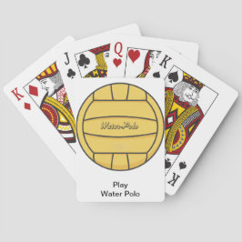 Baraja De Cartas Tarjetas de juego de waterpolo