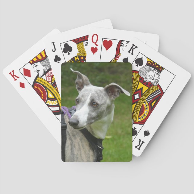 Baraja De Cartas Tarjetas de juego de Whippet (Reverso)