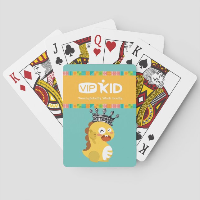 Baraja De Cartas Tarjetas de juego Dino King (Reverso)