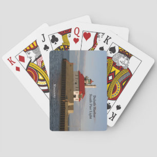 Baraja De Cartas Tarjetas de juego Duluth Harbour South Pier Light