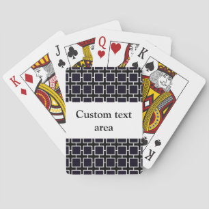 Baraja De Cartas Tarjetas de juego elegantes con patrón geométrico 