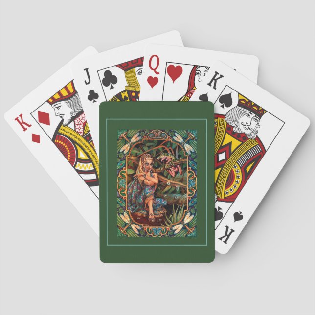 Baraja De Cartas Tarjetas de juego Elf Princess (Reverso)