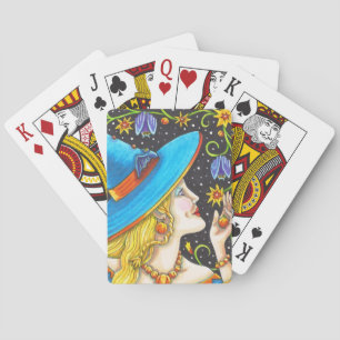 Baraja De Cartas TARJETAS DE JUEGO ESTÁNDAR DE Halloween de Brujas 