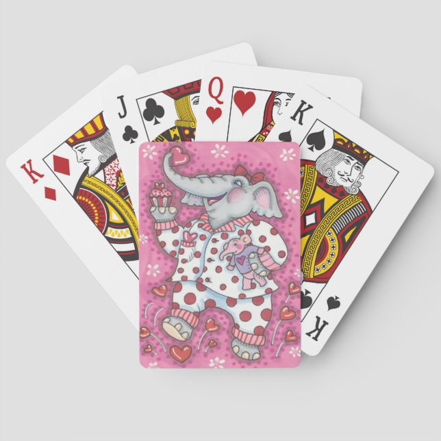 Baraja De Cartas TARJETAS DE JUEGO ESTÁNDAR Elephant SCariño Poker (Reverso)