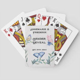 Baraja De Cartas Tarjetas de juego Floral Watercolour Classic
