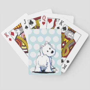 Baraja De Cartas Tarjetas de juego Fluffybutt Westie
