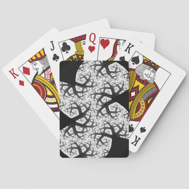 Baraja De Cartas Tarjetas de juego forestales embrujadas (Reverso)