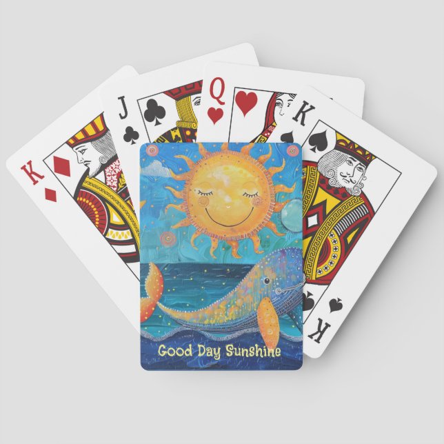 Baraja De Cartas Tarjetas de juego Good Day Sunshine (Reverso)