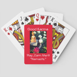 Baraja De Cartas Tarjetas de juego Good Karma Namaste