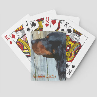 Baraja De Cartas Tarjetas de juego Gordon Setter