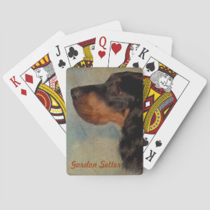 Baraja De Cartas Tarjetas de juego Gordon Setter