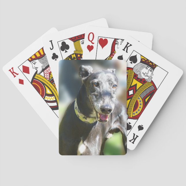 Baraja De Cartas Tarjetas de juego Greyhound (p300) (Reverso)