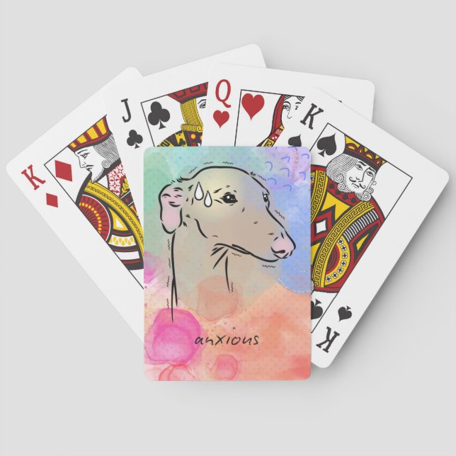 Baraja De Cartas Tarjetas de juego Greyhound, Tarjetas de póquer (Reverso)